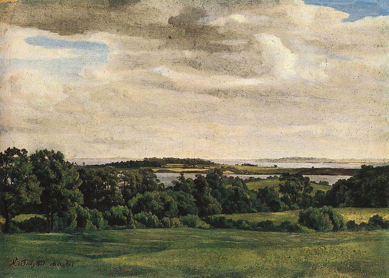 Adolph Friedrich Vollmer Holsteinische Landschaft Norge oil painting art